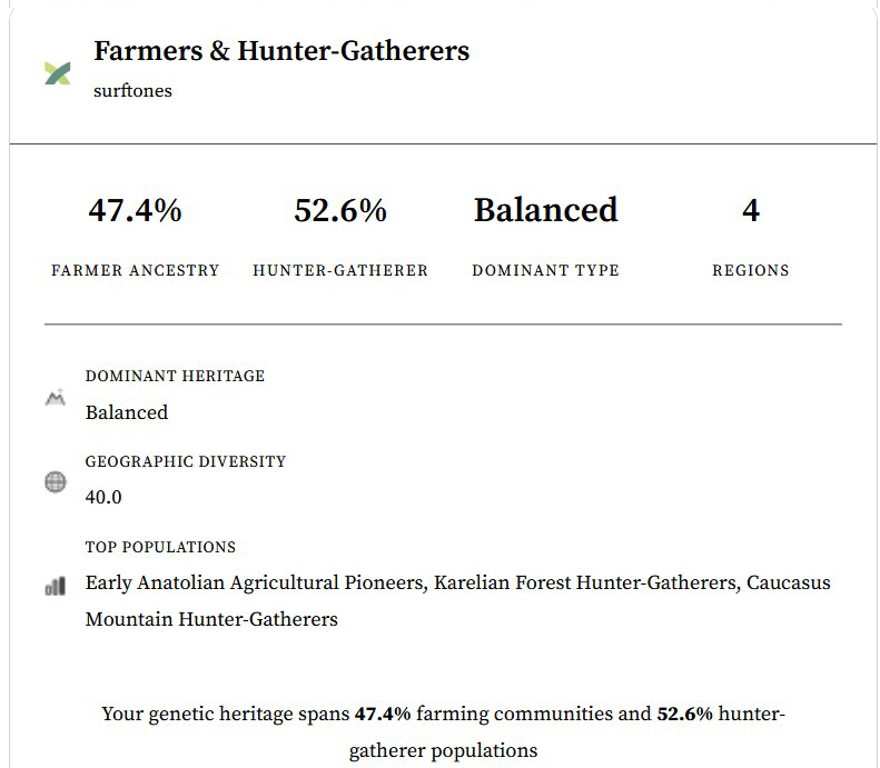 Farmers & Hunter Gatherers 1